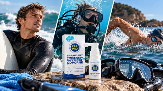 Surfing, nurkowanie i sporty wodne – jak chronić uszy przed wodą?