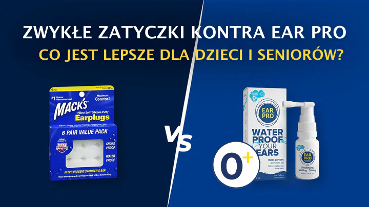 ZWYKLE ZATYCZKI DO USZU A EAR PRO - CO JEST BARDZIEJ SKUTECZNE?