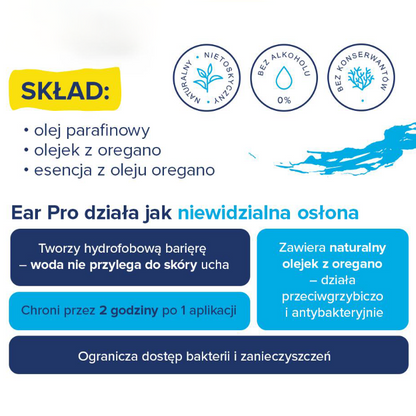 Ear Pro - skład preparatu chroniącego przed uchem pływaka